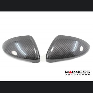 Volkswagen Golf Mirror Covers - Carbon Fiber - Full Replacements - MK7